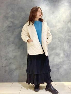 N. STAFFさん（レディース・154cm）の秋コーディネート