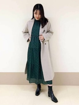 N. STAFFさん（レディース・166cm）の秋コーディネート