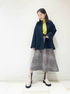 「N.（N. Natural Beauty Basic）（エヌエヌナチュラルビューティーベーシック）のアイテム（その他アウター）」を使った、N. STAFFさん（レディース・159cm）の秋コーディネート