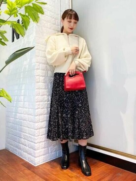 N. STAFFさん（レディース・163cm）の秋コーディネート