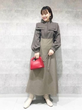 N. STAFFさん(レディース・156cm)の秋コーディネート