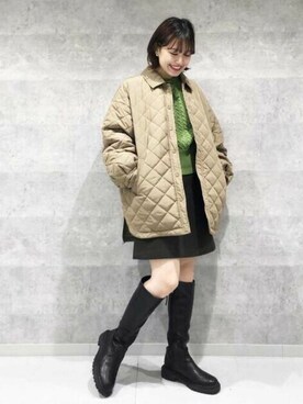 「N.（N. Natural Beauty Basic）（エヌエヌナチュラルビューティーベーシック）のアイテム（その他アウター）」を使った、N. STAFFさん（レディース・156cm）の秋コーディネート