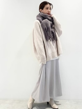 N. STAFFさん（レディース・158cm）の秋コーディネート