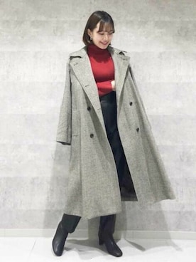 「N.（N. Natural Beauty Basic）（エヌエヌナチュラルビューティーベーシック）のアイテム（その他アウター）」を使った、N. STAFFさん（レディース・156cm）の冬コーディネート