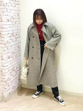 「N.（N. Natural Beauty Basic）（エヌエヌナチュラルビューティーベーシック）のアイテム（その他アウター）」を使った、N. STAFFさん（レディース・160cm）の冬コーディネート