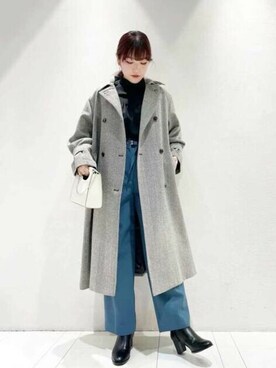 「N.（N. Natural Beauty Basic）（エヌエヌナチュラルビューティーベーシック）のアイテム（その他アウター）」を使った、N. STAFFさん（レディース・163cm）の冬コーディネート