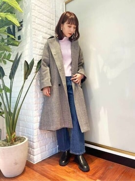 「N.（N. Natural Beauty Basic）（エヌエヌナチュラルビューティーベーシック）のアイテム（その他アウター）」を使った、N. STAFFさん（レディース・163cm）の冬コーディネート