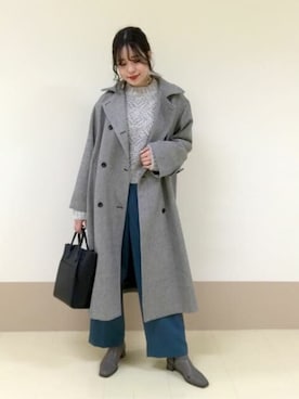 「N.（N. Natural Beauty Basic）（エヌエヌナチュラルビューティーベーシック）のアイテム（その他アウター）」を使った、N. STAFFさん（レディース・166cm）の冬コーディネート