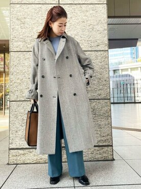 「N.（N. Natural Beauty Basic）（エヌエヌナチュラルビューティーベーシック）のアイテム（その他アウター）」を使った、N. STAFFさん（レディース・156cm）の冬コーディネート