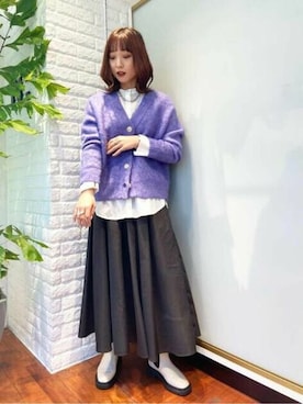 N. STAFFさん（レディース・163cm）の冬コーディネート