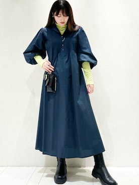 N. STAFFさん（レディース・163cm）の冬コーディネート