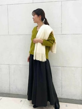 N. STAFFさん（レディース・158cm）の冬コーディネート