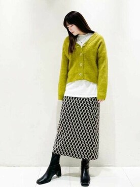 N. STAFFさん（レディース・163cm）の冬コーディネート