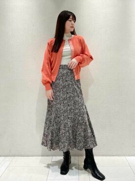 N. STAFFさん（レディース・163cm）の冬コーディネート