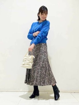 N. STAFFさん（レディース・158cm）の冬コーディネート