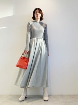 N. STAFFさん(レディース・158cm)の冬コーディネート