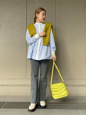 N. STAFFさん（レディース・157cm）の冬コーディネート