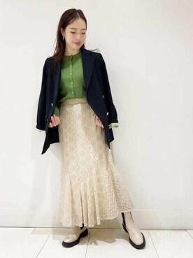 N. STAFFさん(レディース・159cm)の冬コーディネート