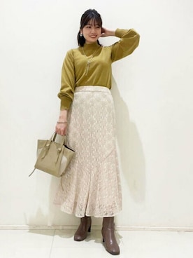 N. STAFFさん(レディース・158cm)の冬コーディネート