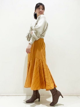 N. STAFFさん(レディース・158cm)の冬コーディネート