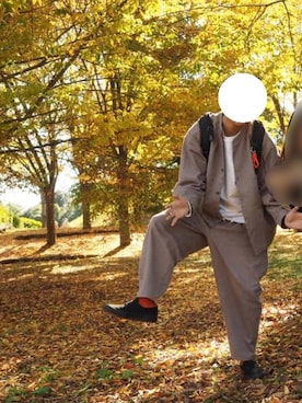 「UNIQLO（ユニクロ）の50色ソックス（消臭機能付き）（ソックス/靴下）」を使った、たっしーさん（メンズ・171cm）の秋コーディネート