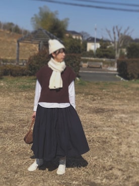 すにーさん（レディース・162cm）の冬コーディネート