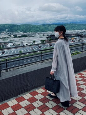 「ASEEDONCLOUD（アシードンクラウド）のアイテム（パンツ）」を使った、すにーさん（レディース・162cm）の春コーディネート