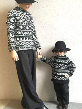 y.u.n.o.nさん（レディース・163cm）の冬コーディネート