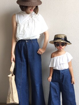 y.u.n.o.nさん（レディース・163cm）の夏コーディネート