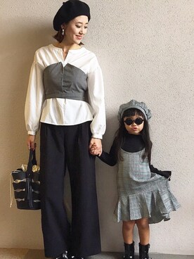 y.u.n.o.nさん（レディース・163cm）の秋コーディネート