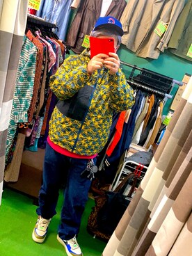 「NIKE ACG（ナイキエィシージー）のアイテム（ナイロンジャケット）」を使った、( ^ω^ )Hiko743さん（メンズ・172cm）の春コーディネート