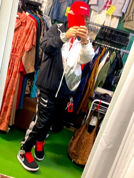 「Jordan」｜「アイテム（スウェット）」を使った、( ^ω^ )Hiko743さん（メンズ・172cm）の春コーディネート