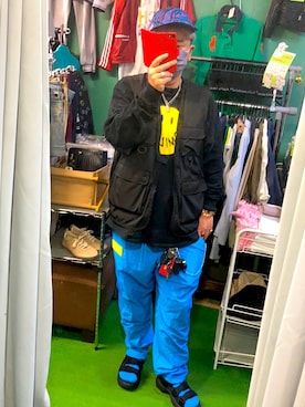 「Jordan」｜「アイテム（サンダル）」を使った、( ^ω^ )Hiko743さん（メンズ・172cm）の夏コーディネート