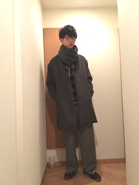 Yasuhide Dobashiさん（メンズ・177cm）の冬コーディネート