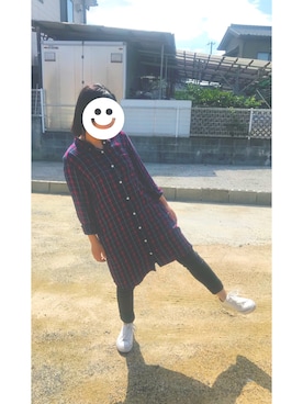 「日焼け対策」｜「アイテム（ワンピース/ドレス）」を使った、さくらさん（レディース・145cm）の夏コーディネート
