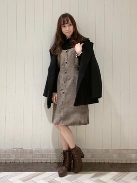 あーちゃん。さん（レディース・156cm）の冬コーディネート