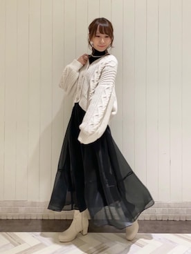 あーちゃん。さん（レディース・156cm）の冬コーディネート