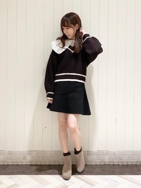 あーちゃん。さん（レディース・156cm）の冬コーディネート