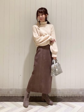 あーちゃん。さん(レディース・156cm)の冬コーディネート