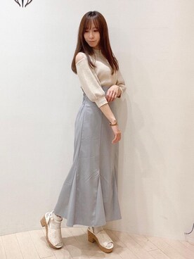 「大人気」｜あーちゃん。さん（レディース・156cm）の春コーディネート
