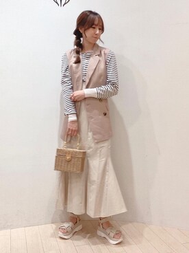 あーちゃん。さん(レディース・156cm)の春コーディネート