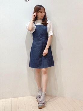 「大人気」｜あーちゃん。さん（レディース・156cm）の春コーディネート