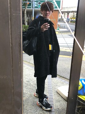 「Levi's（リーバイス）のアイテム（ダウンジャケット/コート）」を使った、りゅーまさん（メンズ・178cm）の春コーディネート
