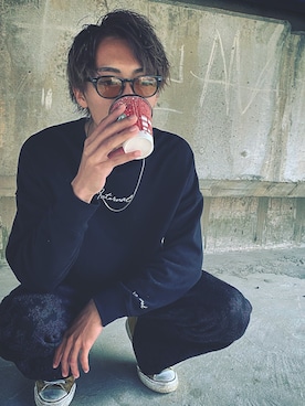 剣信さん（メンズ・175cm）の冬コーディネート