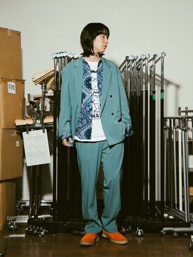 「URBANRESEARCH」｜「アイテム（その他）」を使った、シュガーマンさん（メンズ・173cm）の冬コーディネート