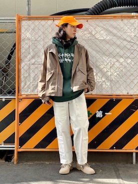 「KNOW WAVE（ノウ ウェイブ）のアイテム」を使った、シュガーマンさん（メンズ・173cm）の冬コーディネート