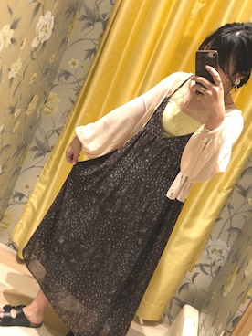 「Green　Parks（グリーンパークス）のアイテム」を使った、ほりこさん（レディース・165cm）の夏コーディネート