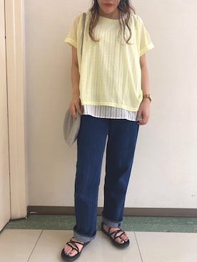 「teva」｜ほりこさん（レディース・165cm）の夏コーディネート