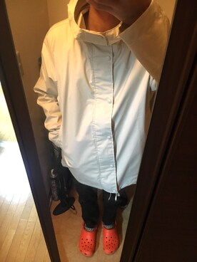「BEAMS LIGHTS（ビームスライツ）のアイテム（ステンカラーコート）」を使った、ひろけんさんさん（メンズ・172cm）の春コーディネート