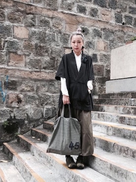 「45R（フォーティファイブアール）のアイテム（バッグ）」を使った、i_am_ah_mic  🇭🇰さん（レディース・168cm）の春コーディネート